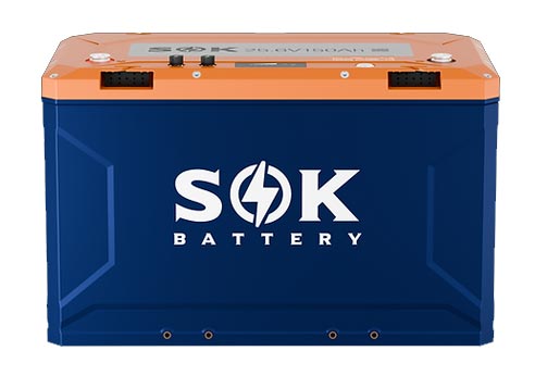 SOK SK24V150PH | 24V150Ah Battery,Built-in heater & Bluetooth,Victron CAN Comms